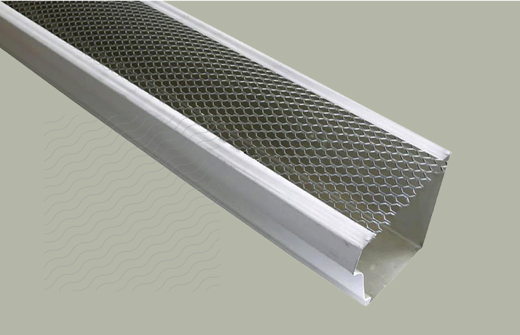 Leaf shield for gutters